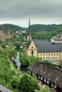 Lovely pic of downtown Luxembourg by my sis